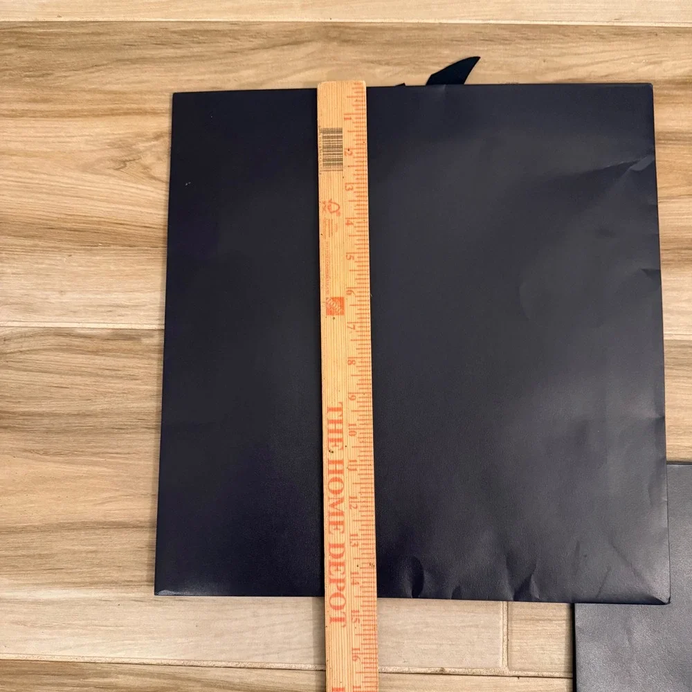 Ralph Lauren Navy Blue Gift Envelopes Set of 2 with Ribbon Gold Logo